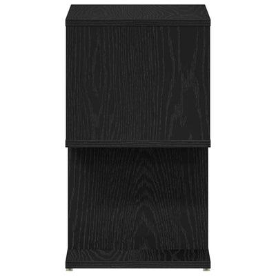 Yöpöytäkaappi 2 pcs Musta tammi 50 x 30 x 51,5 cm Tekninen puu