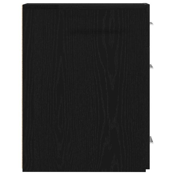 Apteekkarikaappi 20 x 45,5 x 60 cm Tekninen puu Musta tammi.