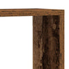 Seinähyllyt 4 kpl Vanha puu 80 x 15 x 26 cm Tekninen puu