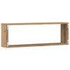 Seinähyllyt 2 kpl Taidekoivu 80 x 15 x 26 cm Tekninen puu