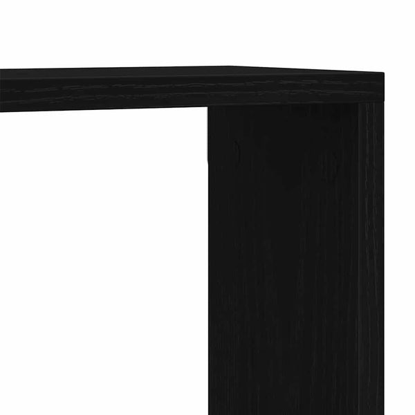 Seinähyllyt 2 kpl Musta tammi. 60 x 15 x 23 cm Tekninen puu