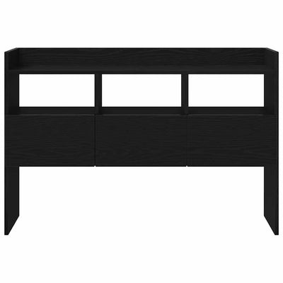 Sivupöytä laatikon kanssa Musta 105 x 30 x 70 cm Tekninen puu