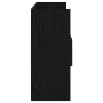 Sivupöytä laatikon kanssa Musta 105 x 30 x 70 cm Tekninen puu