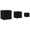 Musta tammi pesätaulu Tresa 45x45x45cm (3 pcs puinen)