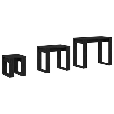 Musta tammi pesätaulu Tasiana 61x28x47cm (3 pcs puinen)