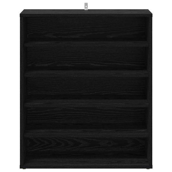 Kenkäkaappi 60 x 35 x 70 cm Tekninen puu Musta tammi