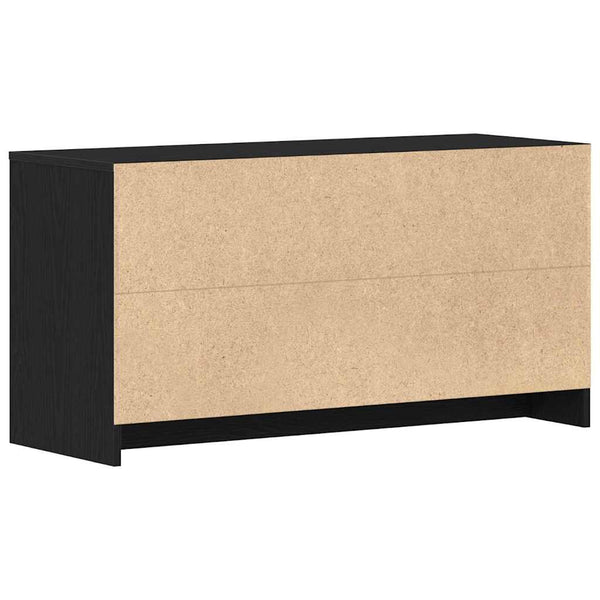 TV-kaappi Musta tammi. 102 x 37,5 x 52,5 cm Tekninen puu