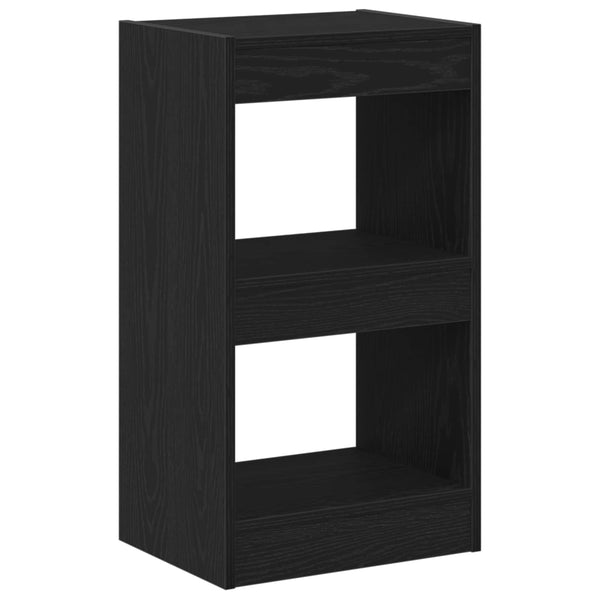 Kirjahylly 2 tasoa 40 x 30 x 71,5 cm Tekninen puu Musta tammi.
