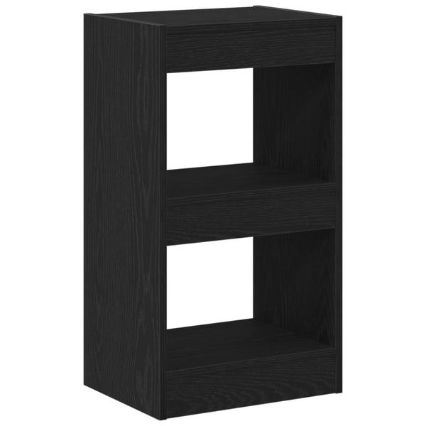 Kirjahylly 2 tasoa 40 x 30 x 71,5 cm Tekninen puu Musta tammi.