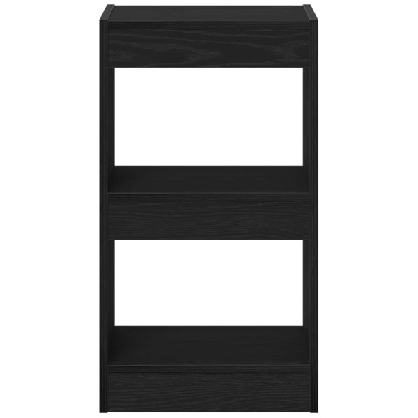 Kirjahylly 2 tasoa 40 x 30 x 71,5 cm Tekninen puu Musta tammi.