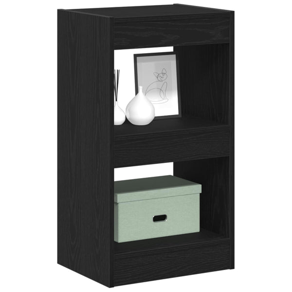 Kirjahylly 2 tasoa 40 x 30 x 71,5 cm Tekninen puu Musta tammi.
