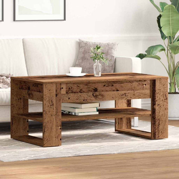 Sohvapöytä Vanha Puu 102 x 55 x 45 cm Tekninen puu