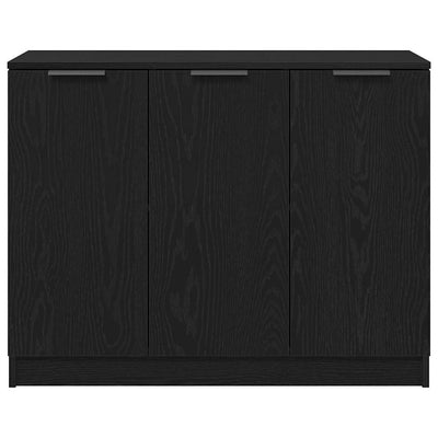 Sivupöytä Musta 90.5 x 30 x 70 cm Tekninen puu