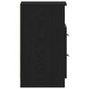 Yöpöytäkaappi 2 pcs Musta tammi 40 x 35 x 65 cm Tekninen puu