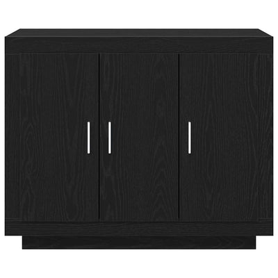 Sivupöytä Musta 92 x 35 x 75 cm Tekninen puu