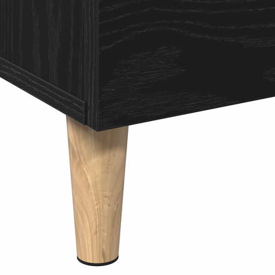 Korkea kaappi Musta 70 x 31 x 115 cm Tekninen puu