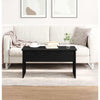 Sohvapöytä Musta tammi. 80 x 50,5 x 41,5 cm Tekninen puu