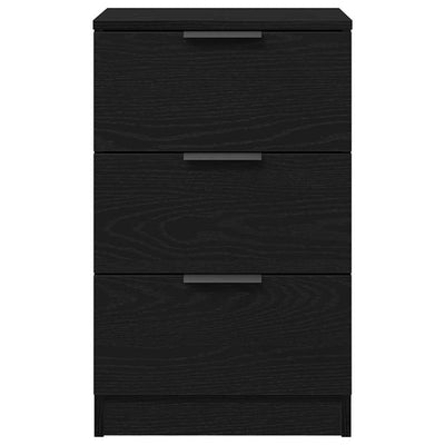 Musta tammi yöpöytäkaappi Nikko 40x65x65cm (puinen)