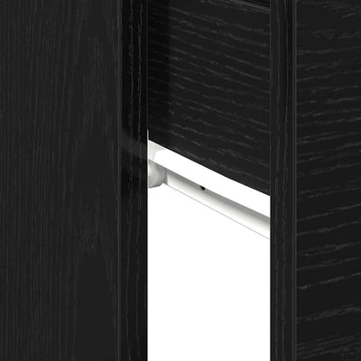 Musta tammi konsolipöytä Zanov 90x36x75cm (puinen)