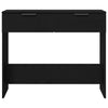 Musta tammi konsolipöytä Zanov 90x36x75cm (puinen)
