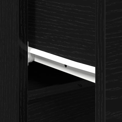 Musta tammi sivupöytä Musta tammi 30 x 30 x 70 cm Tekninen puu