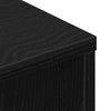 TV-kaappi 2 pcs Musta tammi. 80 x 30 x 30 cm Tekninen puu