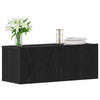 TV-kaappi 2 pcs Musta tammi. 80 x 30 x 30 cm Tekninen puu