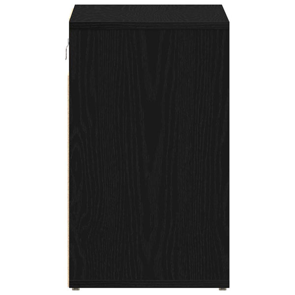 Kenkäkaappi 2 kpl 52 x 30 x 50,5 cm Tekninen puu Musta tammi