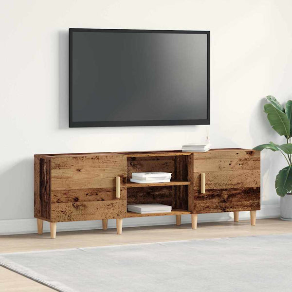 Vanha puu TV-kaappi 150 x 30 x 50 cm Tekninen puu