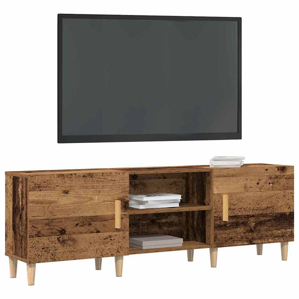 Vanha puu TV-kaappi 150 x 30 x 50 cm Tekninen puu