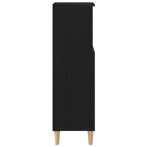 Kylpyhuonekaappi Musta tammi. 30 x 30 x 100 cm Tekninen puu