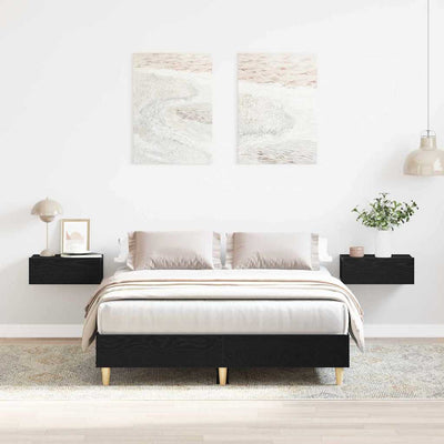 Musta tammi sängyn runko Milomir 120x200cm (puinen)