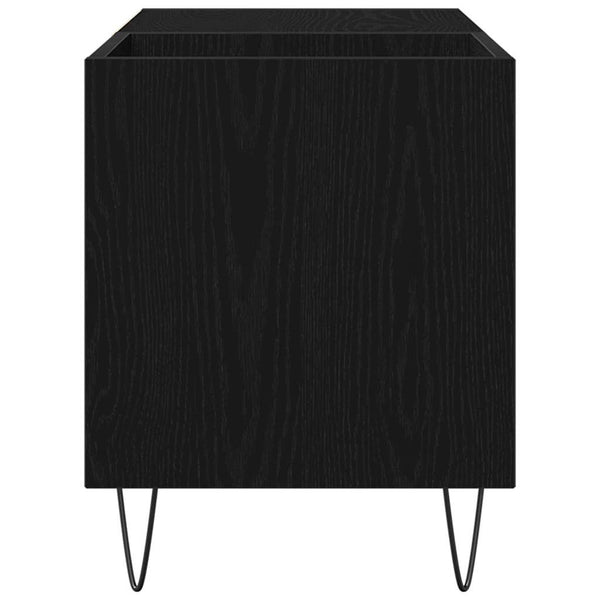 Levykaappi Musta tammi. 85 x 38 x 48 cm Tekninen puu