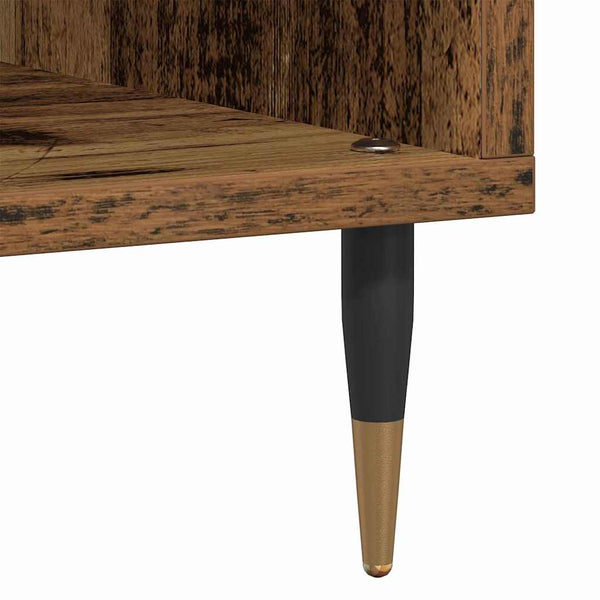 Levykaappi Vanha puu 100 x 38 x 48 cm Tekninen puu