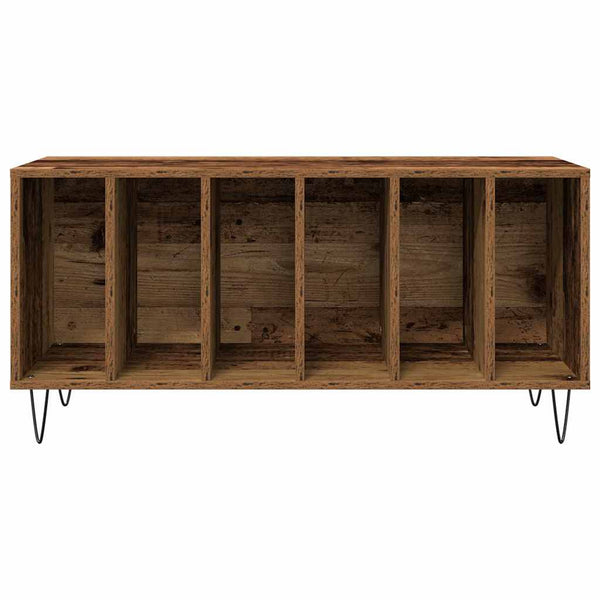 Levykaappi Vanha puu 100 x 38 x 48 cm Tekninen puu