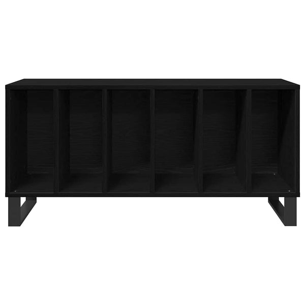 Levykaappi Musta tammi. 100 x 38 x 48 cm Tekninen puu