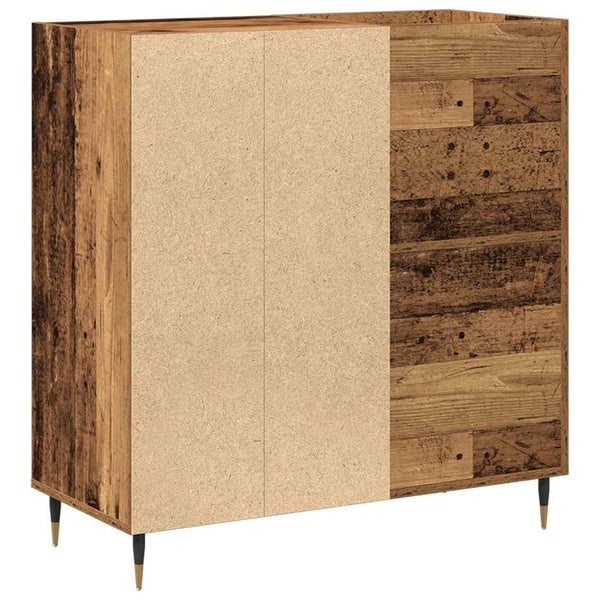 Levykaappi Vanha puu 85 x 38 x 89 cm Tekninen puu