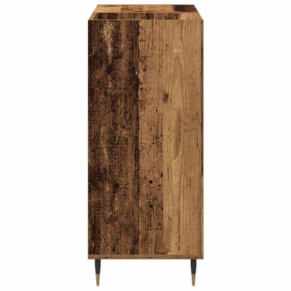 Levykaappi Vanha puu 85 x 38 x 89 cm Tekninen puu
