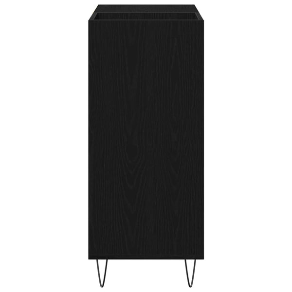 Levykaappi Musta tammi. 85 x 38 x 89 cm Tekninen puu