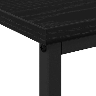 Yöpöytäkaappi 2 pcs Musta tammi 41 x 31 x 80 cm Tekninen puu