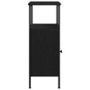 Yöpöytäkaappi 2 pcs Musta tammi 41 x 31 x 80 cm Tekninen puu