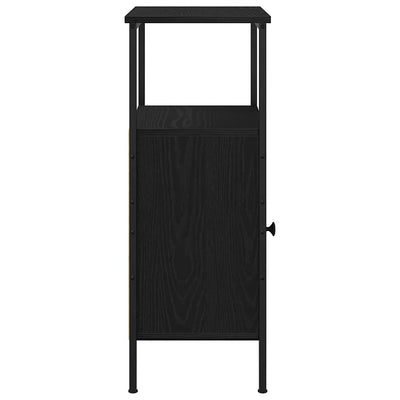 Yöpöytäkaappi 2 pcs Musta tammi 41 x 31 x 80 cm Tekninen puu