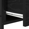 Yöpöytä laatikon kanssa 2 pcs Musta tammi 34 x 35.5 x 70 cm