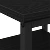Yöpöytä laatikon kanssa 2 pcs Musta tammi 34 x 36 x 50 cm