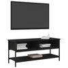 TV-kaappi Musta tammi 100 x 35 x 45 cm Tekninen puu