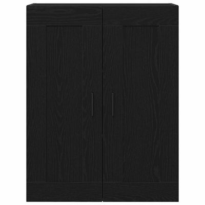 Seinälle asennettava kaappi Musta tammi 69.5 x 34 x 90 cm