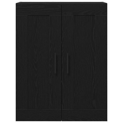 Seinälle asennettava kaappi Musta tammi 69.5 x 34 x 90 cm
