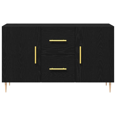 Sivupöytä Musta tammi 100 x 36 x 60 cm Tekninen puu