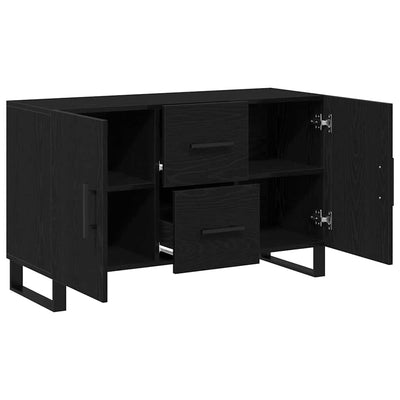 Sivupöytä Musta tammi 100 x 36 x 60 cm Tekninen puu