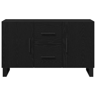 Sivupöytä Musta tammi 100 x 36 x 60 cm Tekninen puu